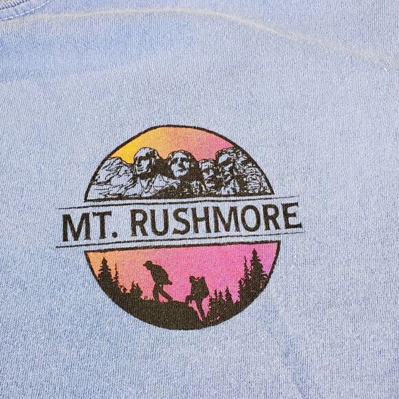 Mt. Rushmore Shirt Mens 2XL Blue South Dakota Memorial Graphic Tee - Picture 4 of 11